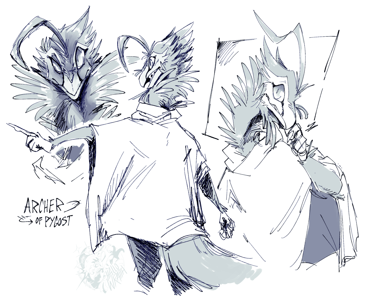 (2022) Archer Sketches | Digital Sketchpage
