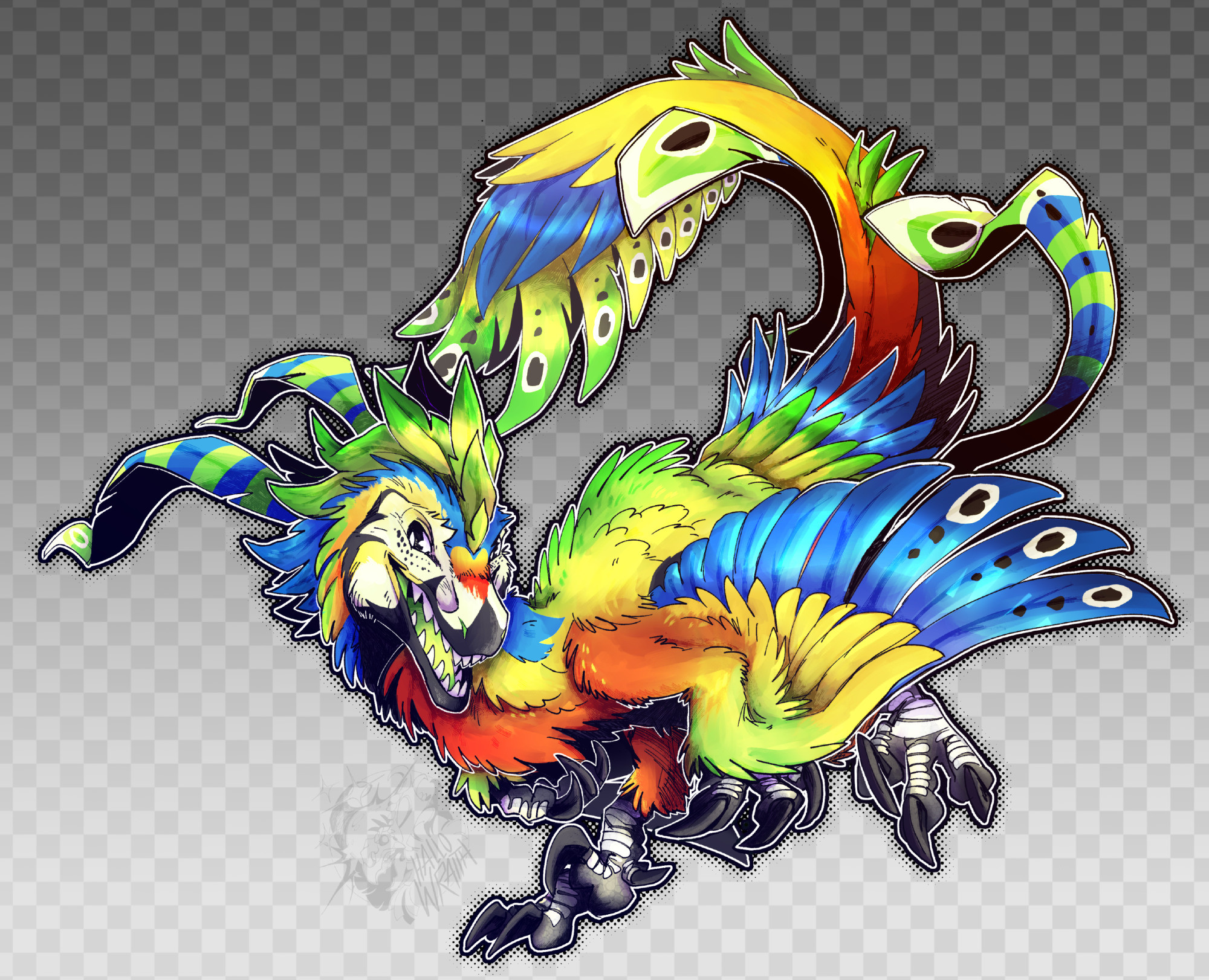 (2025) Client: CalloftheRaptor | Digital Fullbody (Art Fight 2025)