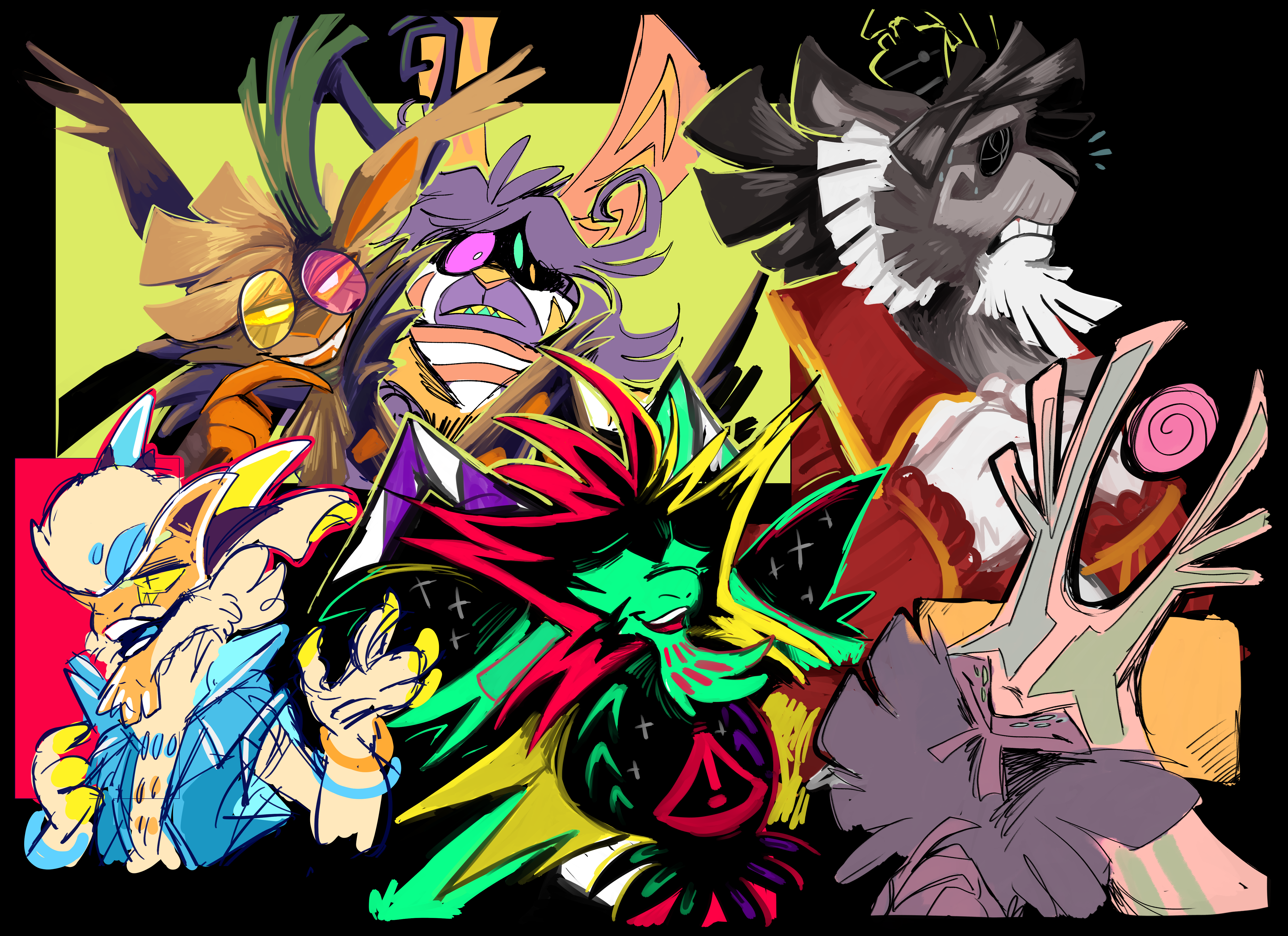(2022) OCs Doodles | Digital